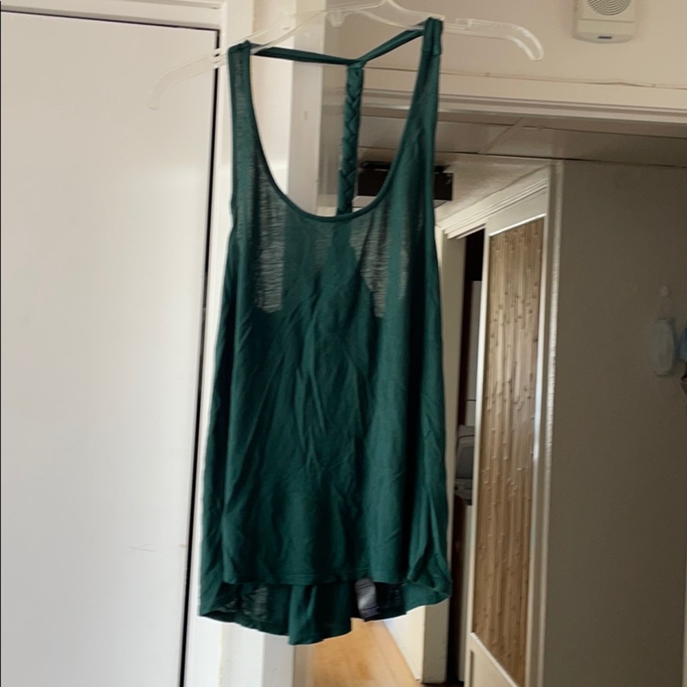 Cute xxi green tank top